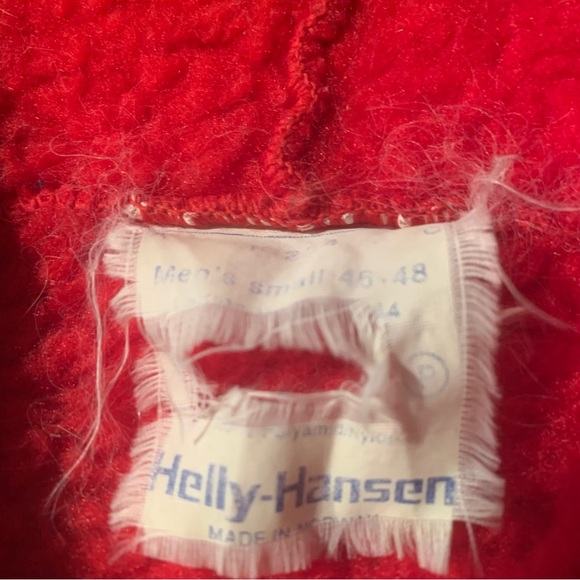 🔥super vintage 80s? Helly Hansen fleece/sherpa? jacket. Super rare, small.🔥 - Picture 7 of 11